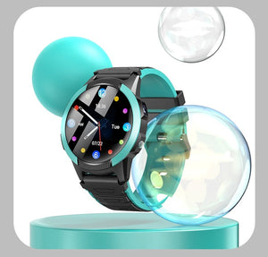 Kid's Silica Gel Touch Screen Waterproof Pin Buckle Smart Watch