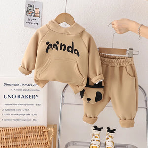 Kid's Cotton Full Sleeve Pullover Closure Cartoon Pattern Clothes