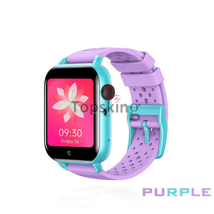 Kid's Silica Gel Water-Resistant Square Shaped Smart Wristwatch