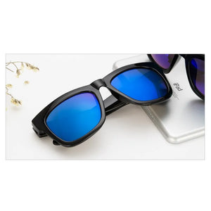 Men's Plastic Frame Polycarbonate Lens Square Shaped Sunglasses