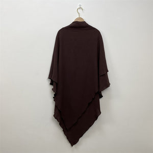 Women's Arabian Polyester Quick-Dry Solid Pattern Casual Scarfs