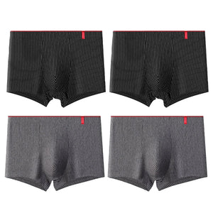 Men's Spandex Quick-Dry Striped Pattern Underpants Boxer Shorts