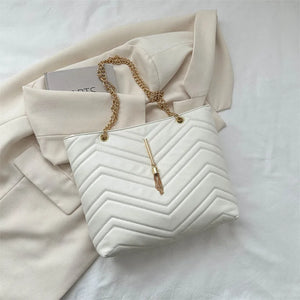 Women's Leather Zipper Closure Crossbody Patchwork Pattern Handbag