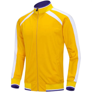 Men's Polyester Full Sleeve Zipper Closure Mixed Colors Jacket