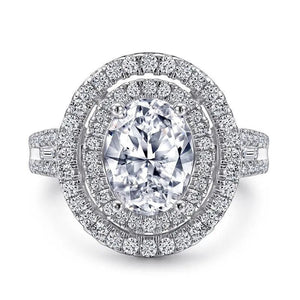 Women's 100% 925 Sterling Silver Zircon Channel Setting Trendy Ring