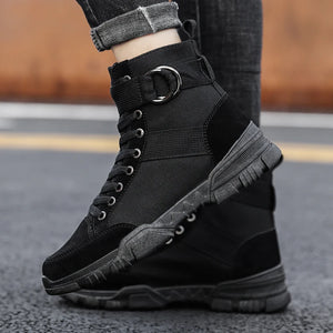 Men's Mesh Round Toe Lace-up Closure Casual Wear Sneakers