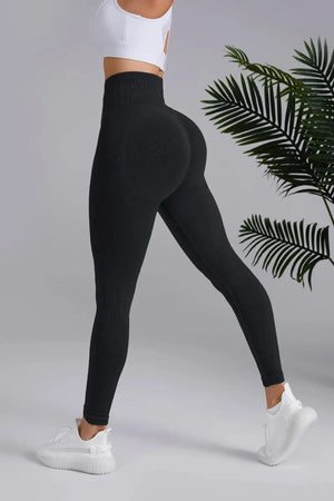 Women's Nylon High Waist Breathable Running Workout Leggings