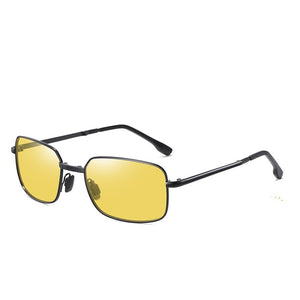 Men's Alloy Frame Photochromic Foldable Polarized Sunglasses