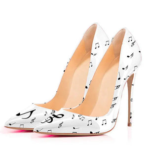 Women's Microfiber Pointed Toe Slip-On Closure High Heel Shoes