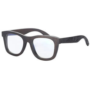Men's Bamboo Frame TAC Lenses Square Shaped Polarized Sunglasses