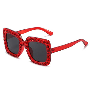 Kid's Plastic Frame Retro Square Shaped Trendy UV400 Sunglasses