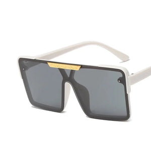 Kid's Resin Frame Acrylic Lens UV400 Protection Square Sunglasses