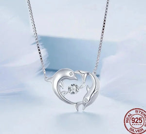 Women's 100% 925 Sterling Silver Zircon Box Chain Trendy Necklace