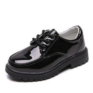 Women's Genuine Leather Round Toe Lace-Up Closure Formal Shoes