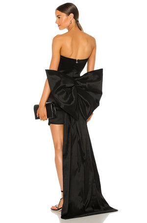 Women's Silk Square-Neck Sleeveless Pleated Evening Mini Dress