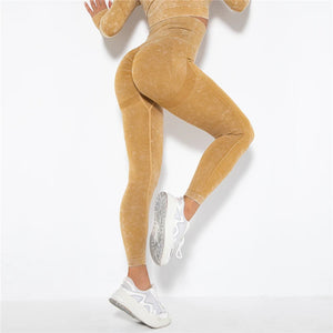 Women's Spandex High Elastic Waist Sport Wear Gym Yoga Leggings