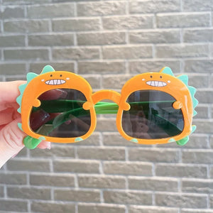 Kid's Polycarbonate Frame Cartoon Shaped Classic UV400 Sunglasses