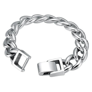 Men's 100% 925 Sterling Silver Geometric Shaped Ethnic Bracelet