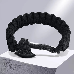 Men's Metal Stainless Steel Easy-Hook Clasp Vintage Bracelet