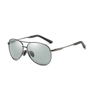 Men's Alloy Frame TAC Lens Oval Shape Trendy Polarized Sunglasses