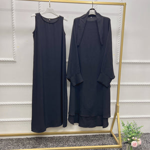 Women's Arabian Polyester Full Sleeve Solid Casual Wear Abayas