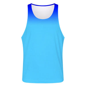Men's Polyester Sleeveless Pullover Closure Solid Casual T-Shirt
