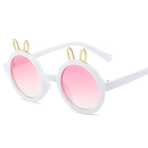 Kid's Polycarbonate Frame Round Shaped UV400 Classic Sunglasses
