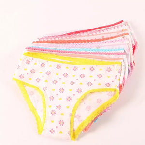 Kid's Girls 4Pcs Cotton Quick-Dry Cartoon Underwear Panties