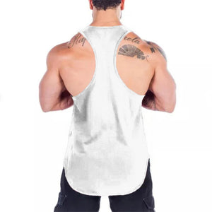 Men's 100% Spandex Sleeveless Pullover Closure Casual T-Shirt