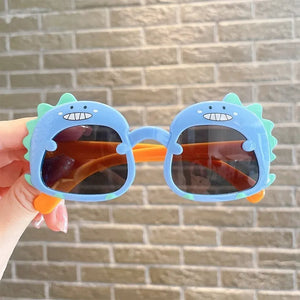 Kid's Plastic Frame Square Shaped Trendy UV Protection Sunglasses