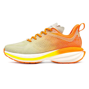 Men's Polyester Lace-Up Breathable Mixed Colors Running Shoes