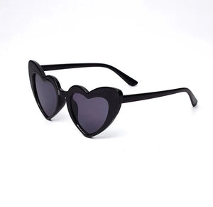 Kid's Polycarbonate Frame Heart Shaped Vintage UV400 Sunglasses