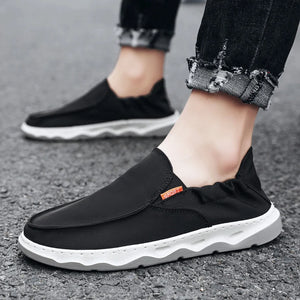 Men's Canvas Breathable Solid Pattern Elegant Casual Loafers
