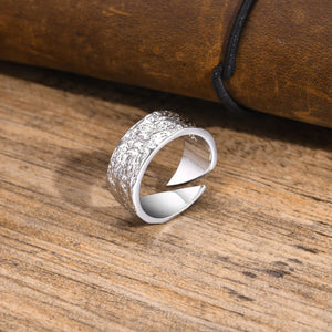 Men's 100% Copper Geometric Pattern Trendy Wedding Party Ring