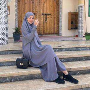 Women's Arabian Polyester Full Sleeves Solid Casual Abayas