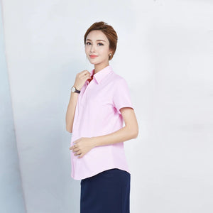 Women's Cotton Short Sleeve Plain Pattern Maternity Wear T-Shirt