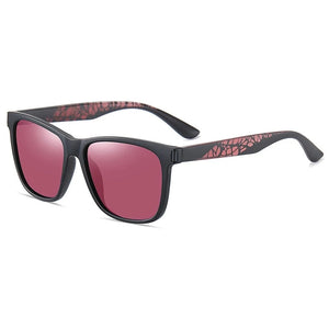Men's TR-90 Frame TAC Lens Square Shape Polarized Sunglasses