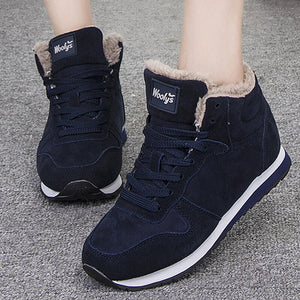 Women's Faux Suede Round Toe Lace-up Closure Sports Sneakers