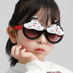 Kid's Resin Frame Acrylic Lens Cartoon Shaped UV400 Sunglasses