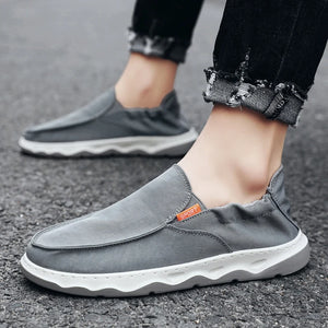 Men's Canvas Breathable Solid Pattern Elegant Casual Loafers
