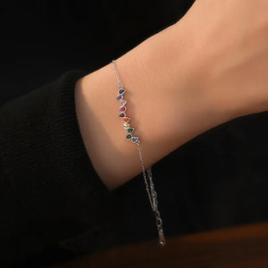 Women's 100% 925 Sterling Silver Water Drop Classic Bracelet