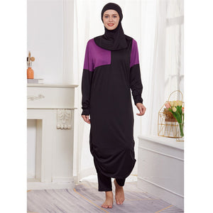 Women's Arabian Polyester Long Sleeve Casual Bathing Swimwear