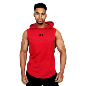 Men's 100% Cotton Sleeveless Pullover Closure Solid Casual T-Shirt