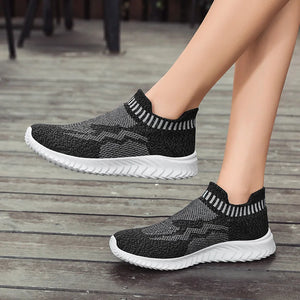 Women's Mesh Round Toe Slip-On Closure Casual Wear Shoes