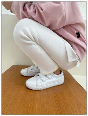 Kid's Cotton Quick-Dry Casual Wear Slim Winter Warm Leggings