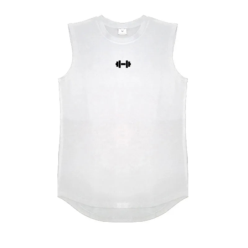 Men's O-Neck Sleeveless Quick Dry Compression Gym Wear Shirt