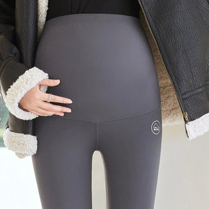 Women's Spandex High Elastic Waist Thick Maternity Warm Leggings