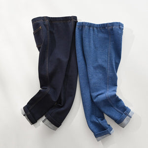 Kid's Cotton Quick-Dry Plain Pattern Casual Wear Denim Pants
