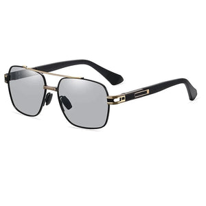 Men's Alloy Frame TAC Lens Square Shape Polarized Sunglasses