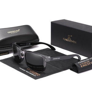 Men's TR-90 Frame TAC Lens Square Shaped Polarized Sunglasses